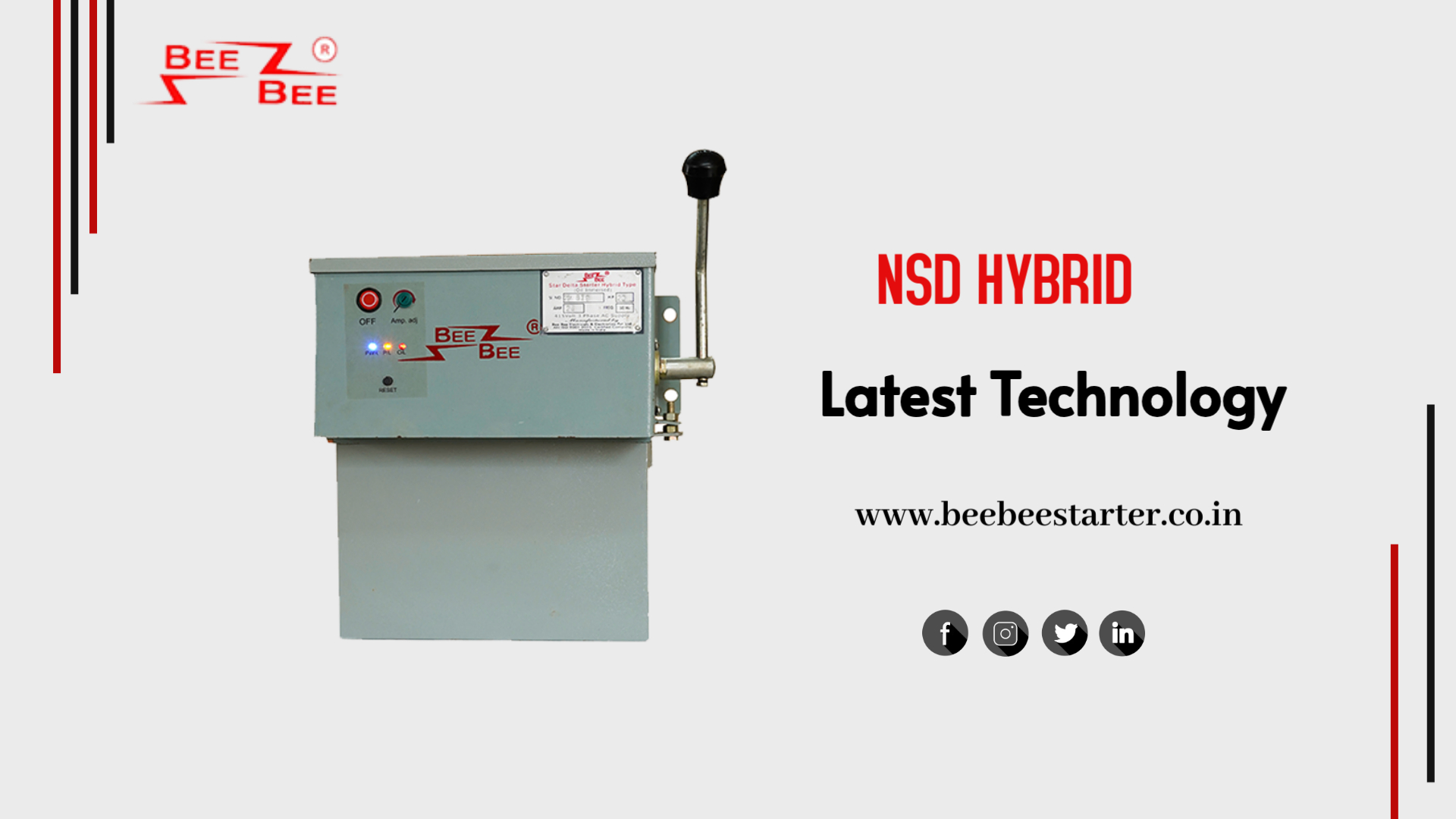 NSD HYBRID Oil Immersed Starter for Heavy Load Motors in India