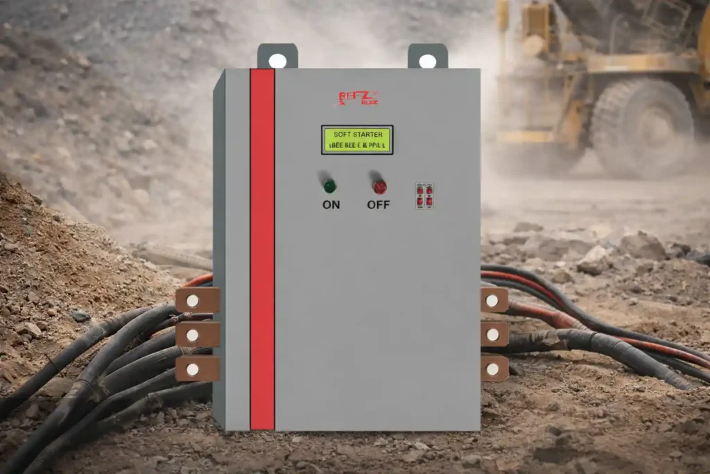 industrial motor starter with soft start technology