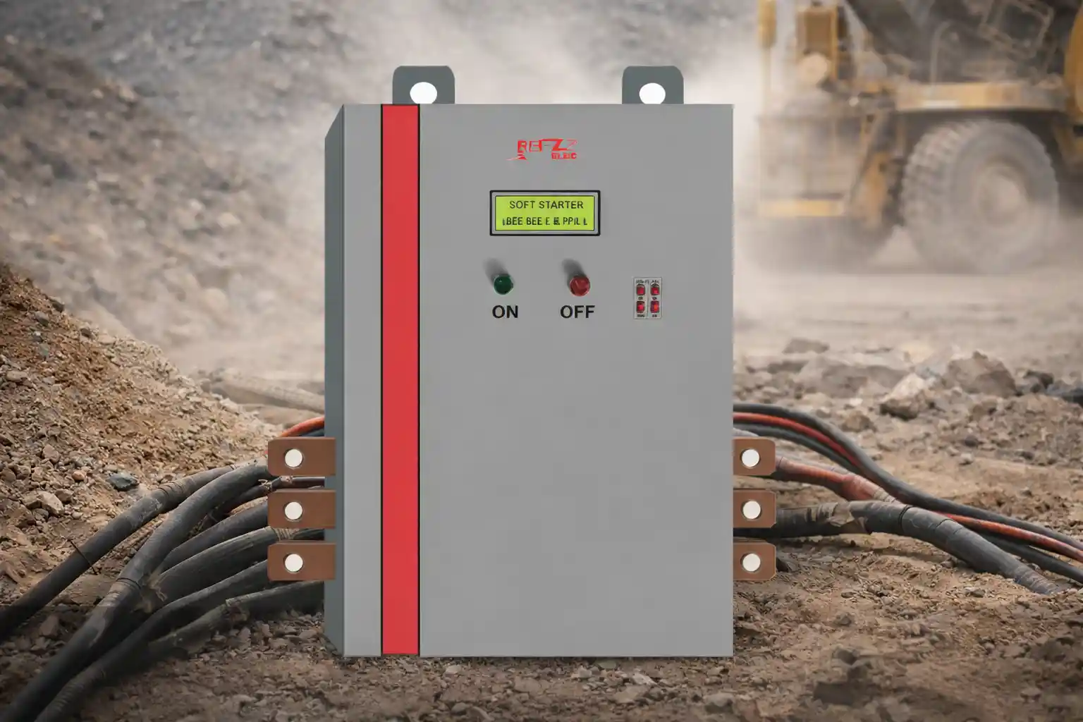 industrial motor starter with soft start technology